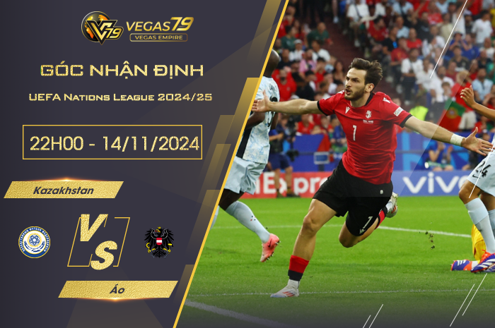 Nhận định Kazakhstan vs Áo 22h00 ngày 14/11